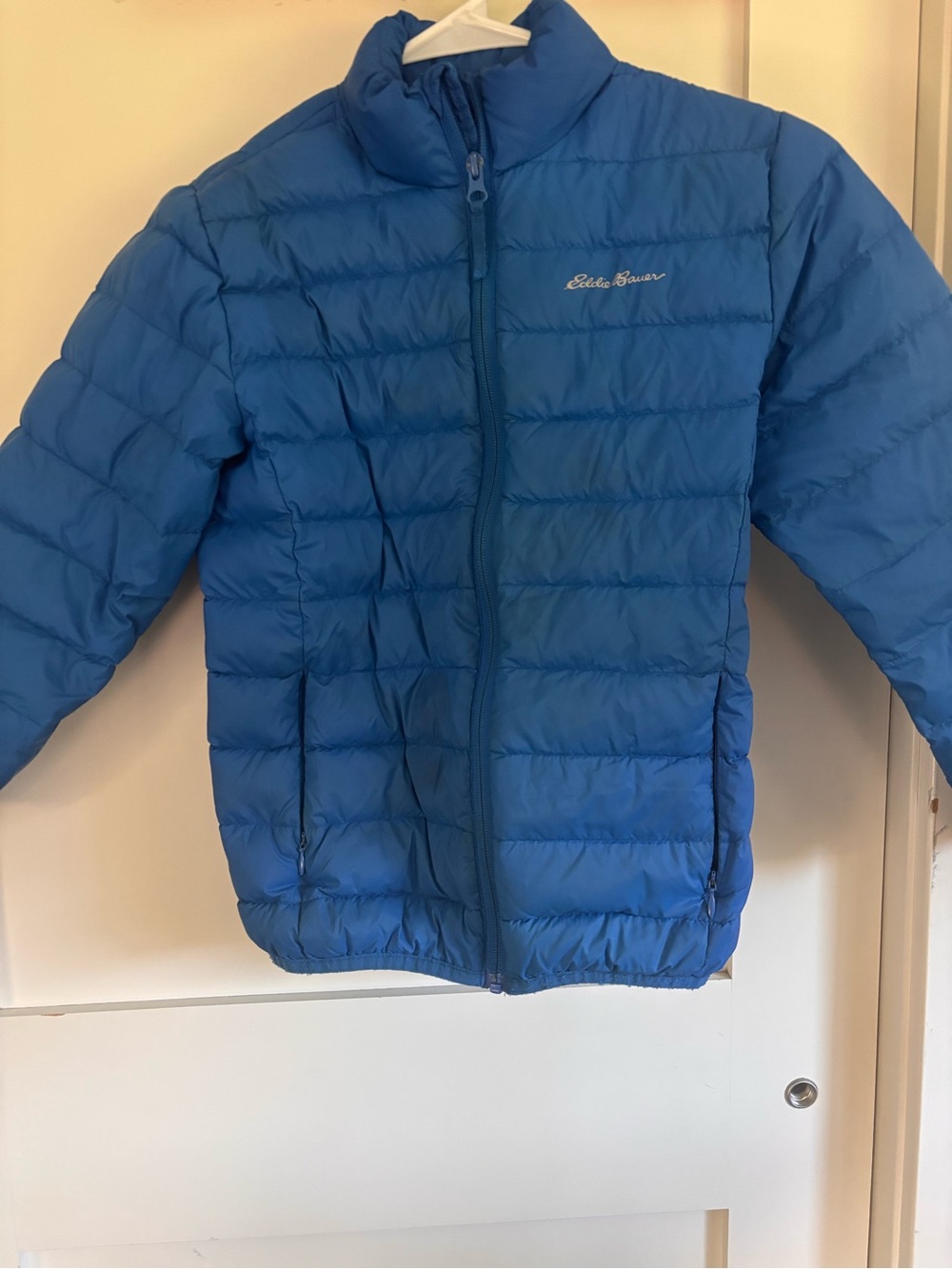 Eddie Bauer Kids Bright Blue Packable Puffer Jacket